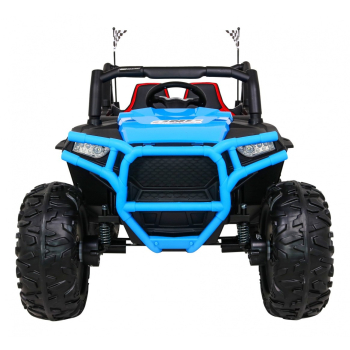 Buggy Racer dla dzieci Niebieski + Napęd 4x4 + Pilot + Wolny Start + Bagażnik + EVA + LED MP3